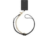 Uniwersalna Smycz Do Telefonu 3W1 Uniq Coehl Caryne Z Portfelem Na Karty Ebony