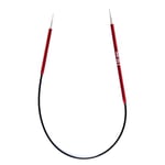 KnitPro Zing Circular Needle 25cm 2.50mm - 3pcs, Red