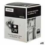 Etiketter till Skrivare Dymo LW 4XL Svart/Vit 104 x 159 mm (12 antal)