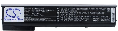 Batteri HSTNN-IB4W för HP, 10.8V, 4400 mAh