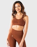 Workout Empire - Regalia Flow Bra Pro – Cocoa - S