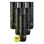 Wilson US Open Extra Duty Official Tennis Balls, 6 Sealed Tubes of 4 Balls