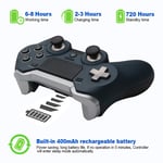 For PS4 Controller Wireless Game Controller with double vibration touchpad function 2.4G Wireless Silicone Extended Joystick Gamepad