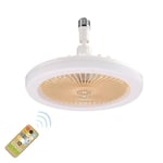Hotskynie Mini Ventilateur Recharge Avec Usb Allongé Boom Fan Light Support De Lampe Universel Plus Télécommande Jaune Jaune
