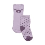 Minymo Första gången strumpor 2 paket Lavender Frost