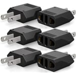 8-PACK Reseadapter EU till US (8-PACK)