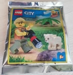 CITY LEGO Polybag Set 952112 Jessica Sharpe Minifigure + Baby Lion Foil Pack Set
