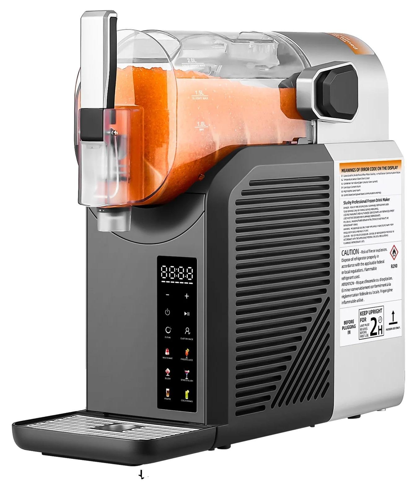 Macchina Per Granite INOVIVA 2.6L – 5 Modalità Per Frappé, Margarita E Cocktail, Pulizia Automatica