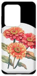 Coque pour Galaxy S20 Ultra Beaux zinnias pour les amateurs de bouquets et de fleurs