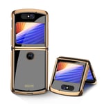 MingMing Case for Motorola Razr 5G Cases Ultra-Thin PC + 9H Tempered Glass Phone Cover for Motorola Razr 5G, Mysterious Black