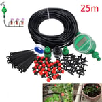 97 Pcs Kit d'Irrigation Goutte 25m Kit Arrosage Automatique Système Arosage de Jardin pour Patio Potager Pelouse