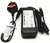 12v Bush LED 19134HDDVD 19" tv Desktop power supply adapter includes uk lead