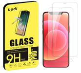 Screen Protector Compatible With iPhone 12/12 Pro 6.1 Inch, EB Tempered Glass HD Film, 2-Pack