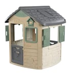 Smoby Life - Maison Jura Lodge - Cabane de Jardin Enfant - Personnalisable avec Accessoires Smoby - Plastique Recyclé - 810503