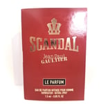 JEAN PAUL GAULTIER SCANDAL LE PARFUM 1.5ml EDP INTENSE POUR HOMME SAMPLE SPRAY
