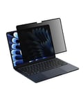 Belkin ScreenForce Protection d'écran TruePrivacy pour MacBook Air 13" M2 (antireflet, filtre latéral et bidirectionnel, indice 2H, amovible, réutilisable, silicone, clipsable et déclipsable)