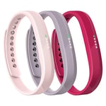 Fitbit Flex 2, Accessory 3 Pack, Pink Large