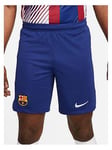 Nike Barcelona Mens 23/24 Home Short - Blue, Blue, Size S, Men