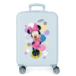 Disney Love Minnie Pink Cabin Suitcase 37x55x20 cm Rigid ABS Combination lock 32 Litre 2.5 Kg 4 Double Wheels Hand Luggage
