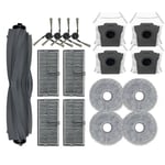 Tillbehör för Dreame X40 Ultra, X40 Pro, S30 Pro Ultra - Rullborste, Sidoborste, Filter, Moppduk, Dammsäck