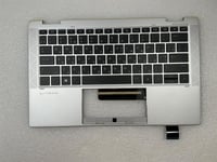 For HP EliteBook x360 1030 G8 M45821-BD1 Ukrainian Palmrest Keyboard Top Cover
