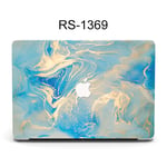 Convient pour étui de protection pour ordinateur portable Apple AirPro housse de protection pour macbook couleur marbre boîtier d'ordinateur-RS-1369- 2019Pro16 (A2141)