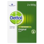 DETTOL ANTIBACTERIAL ORIGINAL SOAP PACK 2 X 100G