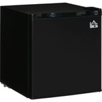 HOMCOM Homcom - Mini réfrigérateur 69W avec espace freezer 41,5 + 4,5L température clayette réglable compartiment porte réversible noir Noir