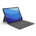 Etui clavier Logitech Combo Touch pour iPad Pro 12,9 pouces 5e et 6e générations Gris