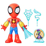 Marvel Spidey and His Amazing Friends Costume électronique Spidey Figurine de 25 cm pour Enfants à partir de 3 Ans