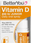 BetterYou Vitamin D 400 IU Junior Daily Oral Spray, Pill-free Vitamin D3 Supple
