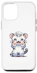 Coque pour iPhone 15 Pro Tigre blanc Tigre félin Bébé tigre Tigre du Bengale