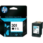 Genuine Original HP 301 Black Ink Cartridge For ENVY 5534 Printer - Boxed