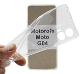 Ultra Thin TPU skal Motorola Moto G04 (Clear)
