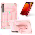 Samsung Galaxy Tab S9 Plus etc. Rugged Skal - Rose Gold