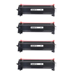 Toner Fits Brother DCP-L2530DW Printer TN2410 Black High Cap Compatible 4 Pack