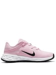 Nike Revolution 6 Flyease Trainers - Pink/Black