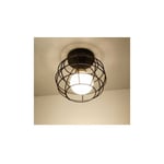 Cham Industriell Vintage Bur Lampa Taklampa Retro Metall Järn Taklampa E27 Edison Ljusarmatur för Vardagsrum Sovrum Kök