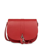 LANCASTER Sac besace - Foulonné Double Hook Rouge - In - Poudre