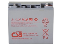 CSB Batteri HRL 1280W high-rate longlife HRL1280W-FR Blybatteri 12 V 20 Ah Blyfilt (B x H x D) 181 x 167 x 76 mm M5-skruvanslutning Underhållsfritt, Låg