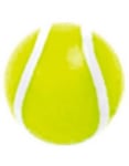 Tennisball - Gul og Hvit Akrylkule
