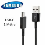 Cable de charge USB type C original pour Samsung Galaxy Tab S9 Ultra 14.6" Couleur Noir