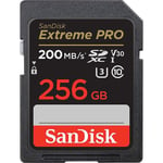 SanDisk 256 Go Extreme PRO carte SDXC + RescuePRO Deluxe UHS-I, Classe 10, U3, V30