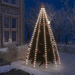 vidaXL Ljusnät för julgran 300 lysdioder kallvit cm 328889