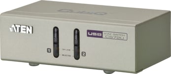 ATEN KVM-switch, 1 konsol styr 2 datorer, VGA/USB