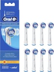 Oral B Precision Clean 8 Replacement Toothbrush Heads - Packs of 8