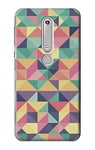 Variation Pattern Case Cover For Nokia 6.1, Nokia 6 2018