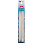 Prym Double-Pointed and Glove Knitting pins alu Pearl Grey 15 cm 4.00 mm
