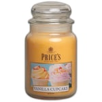 Price's - Vanilla Cupcake Large Jar Candle - Sweet, Delicious, Quality Fragrance - Long Lasting Scent - Up to 150 Hour Burn Time