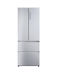 Haier Fd 70 Hfr5719Enmg 70Cm Wide Frost-Free American Fridge Freezer, E Rated - Stainless Steel
